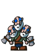 Three Headed Dwarf monster